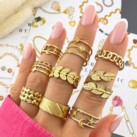 Inel Alexis Collection ALX87089 placat cu aur 18K [1]