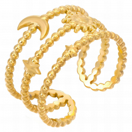 Inele Alexis Collection 18K Gold Plated - Inel Alexis Collection ALX87103 placat cu aur 18K