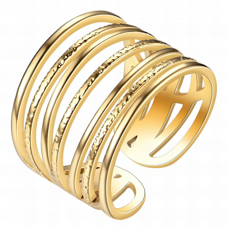 Inele Alexis Collection 18K Gold Plated - Inel Alexis Collection ALX87116 placat cu aur 18K