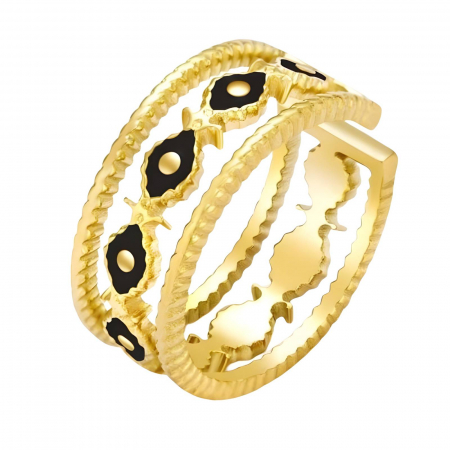 Inele Alexis Collection 18K Gold Plated - Inel Alexis Collection ALX87596 placat cu aur 18K
