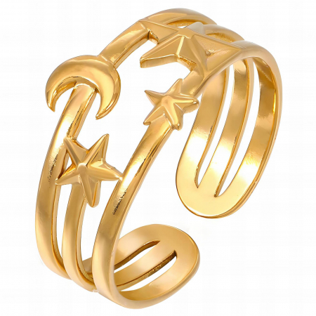 Inele Alexis Collection 18K Gold Plated - Inel Alexis Collection ALX87612 placat cu aur 18K