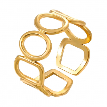 Inele Alexis Collection 18K Gold Plated - Inel Alexis Collection ALX87622 placat cu aur 18K
