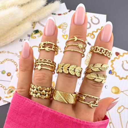 Inel Alexis Collection ALX87628 placat cu aur 18K [1]