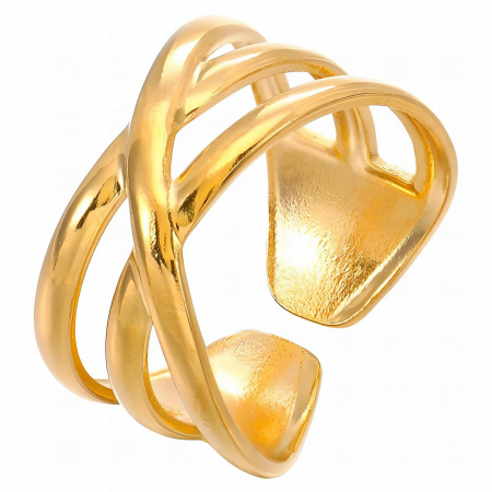 Inele Alexis Collection 18K Gold Plated - Inel Alexis Collection ALX87634 placat cu aur 18K