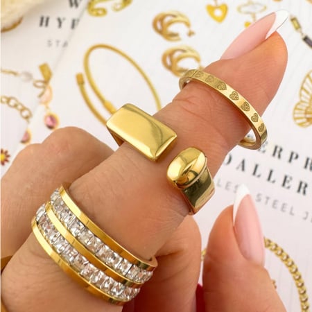 Inel Alexis Collection ALX88281 placat cu aur 18K [1]