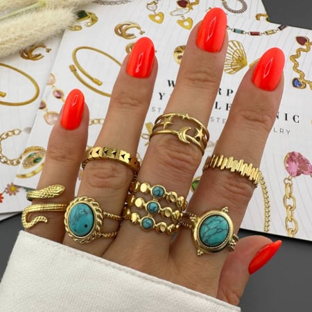 Inel Alexis Collection ALX88348 placat cu aur 18K [1]