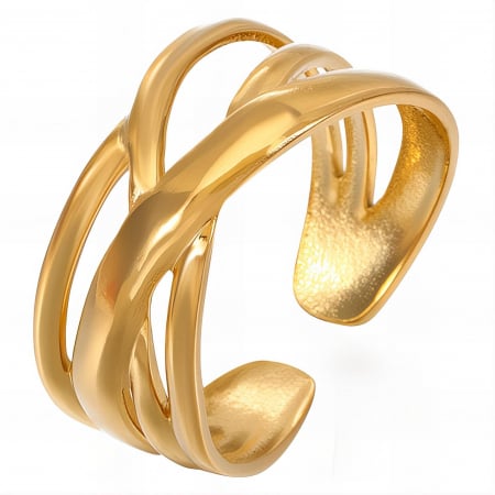 Inele Alexis Collection 18K Gold Plated - Inel Alexis Collection ALX88476 placat cu aur 18K