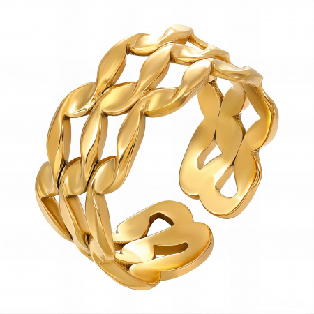 Inele Alexis Collection 18K Gold Plated - Inel Alexis Collection ALX88500 placat cu aur 18K
