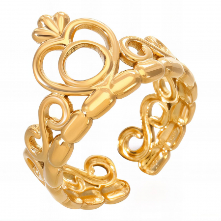 Inele Alexis Collection 18K Gold Plated - Inel Alexis Collection ALX88519 placat cu aur 18K