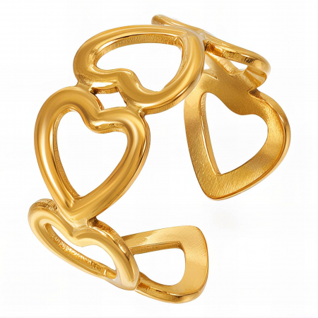 Inele Alexis Collection 18K Gold Plated - Inel Alexis Collection ALX88535 placat cu aur 18K