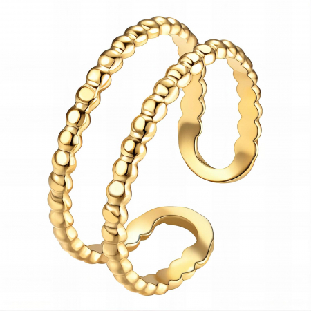 Cercei Alexis Collection 18K Gold Plated - Inel Alexis Collection ALX88548 placat cu aur 18K