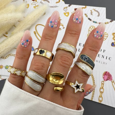 Inel Alexis Collection ALX88555 placat cu aur 18K [1]