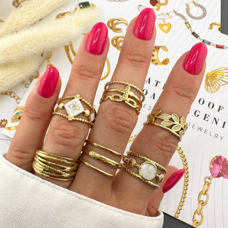 Inel Alexis Collection ALX88558 placat cu aur 18K [1]