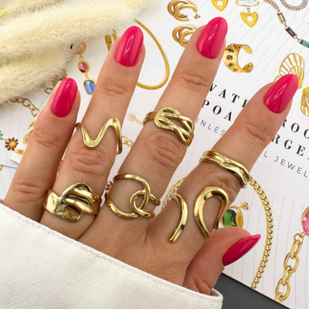 Inel Alexis Collection ALX88569 placat cu aur 18K [1]