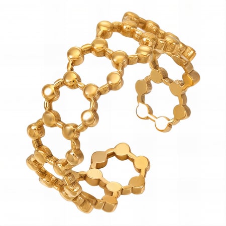 Inele Alexis Collection 18K Gold Plated - Inel Alexis Collection ALX88591 placat cu aur 18K