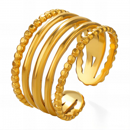 Inele Alexis Collection 18K Gold Plated - Inel Alexis Collection ALX88595 placat cu aur 18K