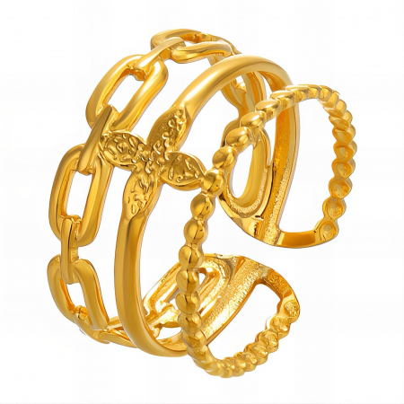 Inele Alexis Collection 18K Gold Plated - Inel Alexis Collection ALX88604 placat cu aur 18K