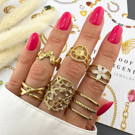 Inel Alexis Collection ALX88626 placat cu aur 18K [1]