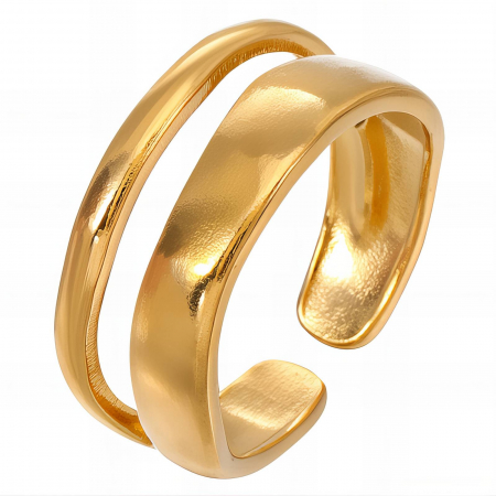 Inele Alexis Collection 18K Gold Plated - Inel Alexis Collection ALX89683 placat cu aur 18K