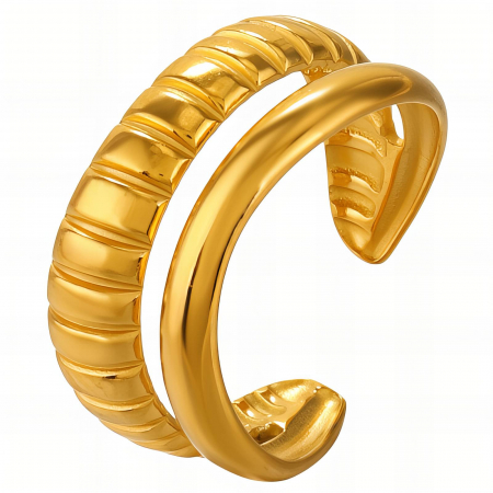Inele Alexis Collection 18K Gold Plated - Inel Alexis Collection ALX89721 placat cu aur 18K