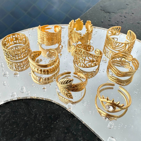 Inel Alexis Collection ALX89745 placat cu aur 18K [2]