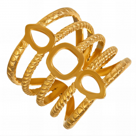 Inele Alexis Collection 18K Gold Plated - Inel Alexis Collection ALX89754 placat cu aur 18K