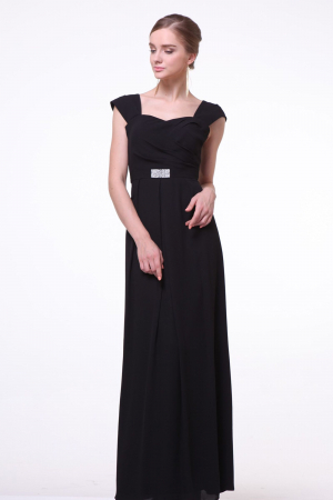 Ladivine Los Angeles Collection - Rochie Ladivine 3948 neagra de seara in clos din voal