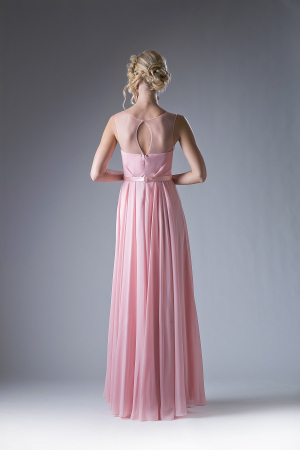 Rochie Ladivine CJ236 verde de seara in clos din voal [1]
