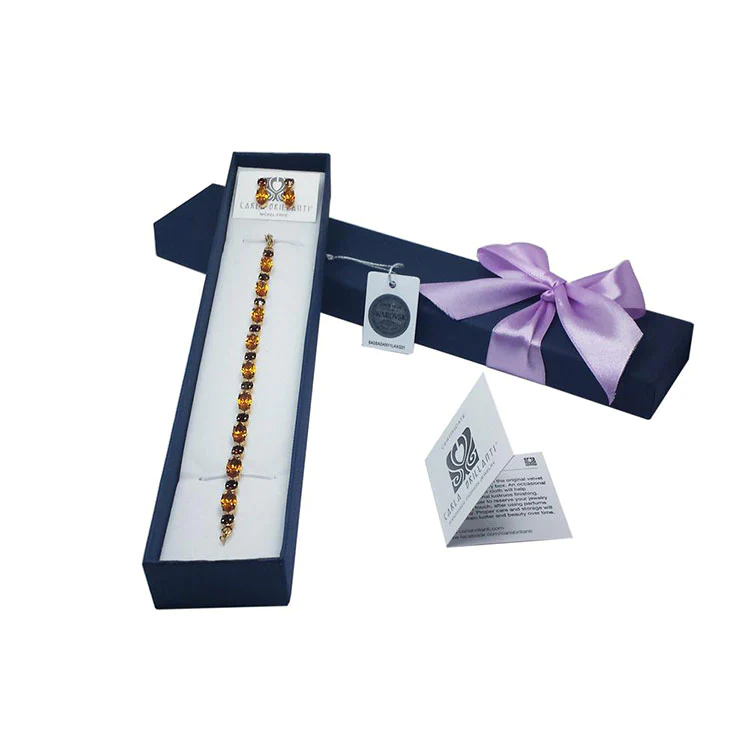 Seturi cadou cristale Swarovski - Set cadou cristale Swarovski Carlota Topaz