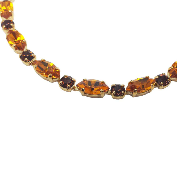 Set cadou cristale Swarovski Carlota Topaz [2]