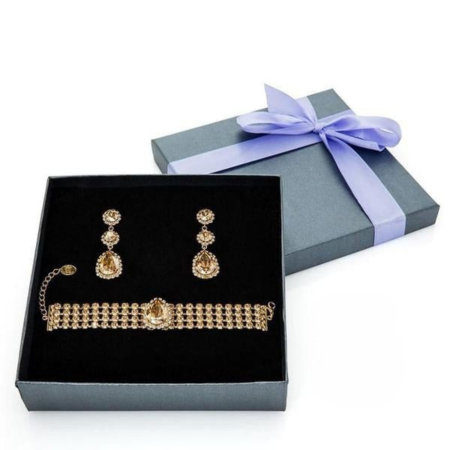 Seturi cadou cristale Swarovski - Set cadou cristale Swarovski Destiny Golden Shadow