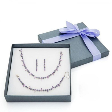 Seturi cadou cristale Swarovski - Set cadou cristale Swarovski Iris Violet &Tanzanite