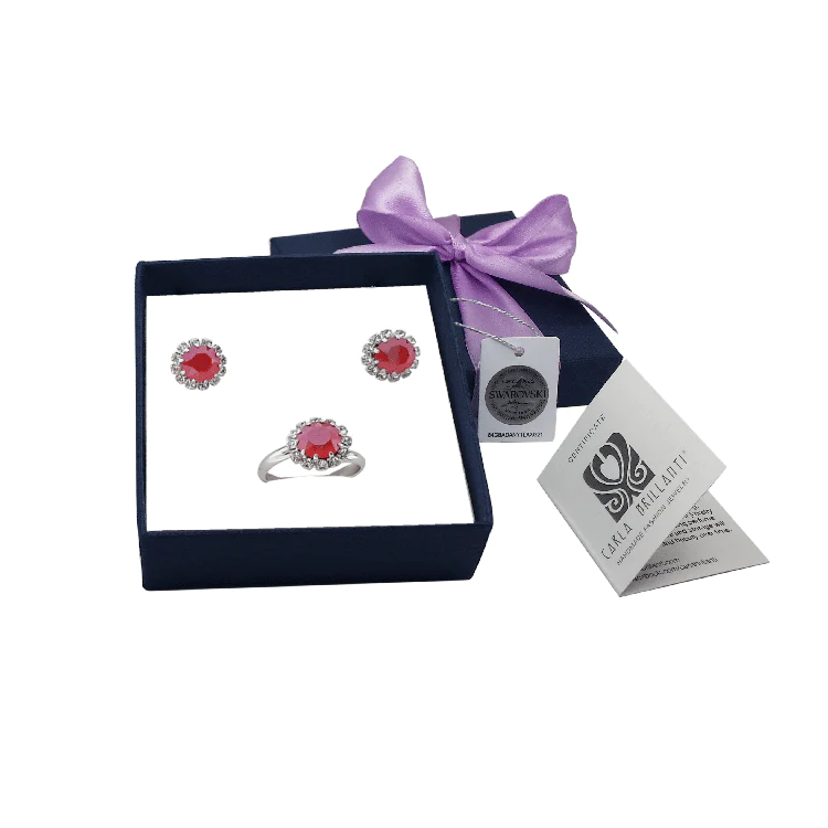 Seturi cadou cristale Swarovski - Set cadou cristale Swarovski Royal Red