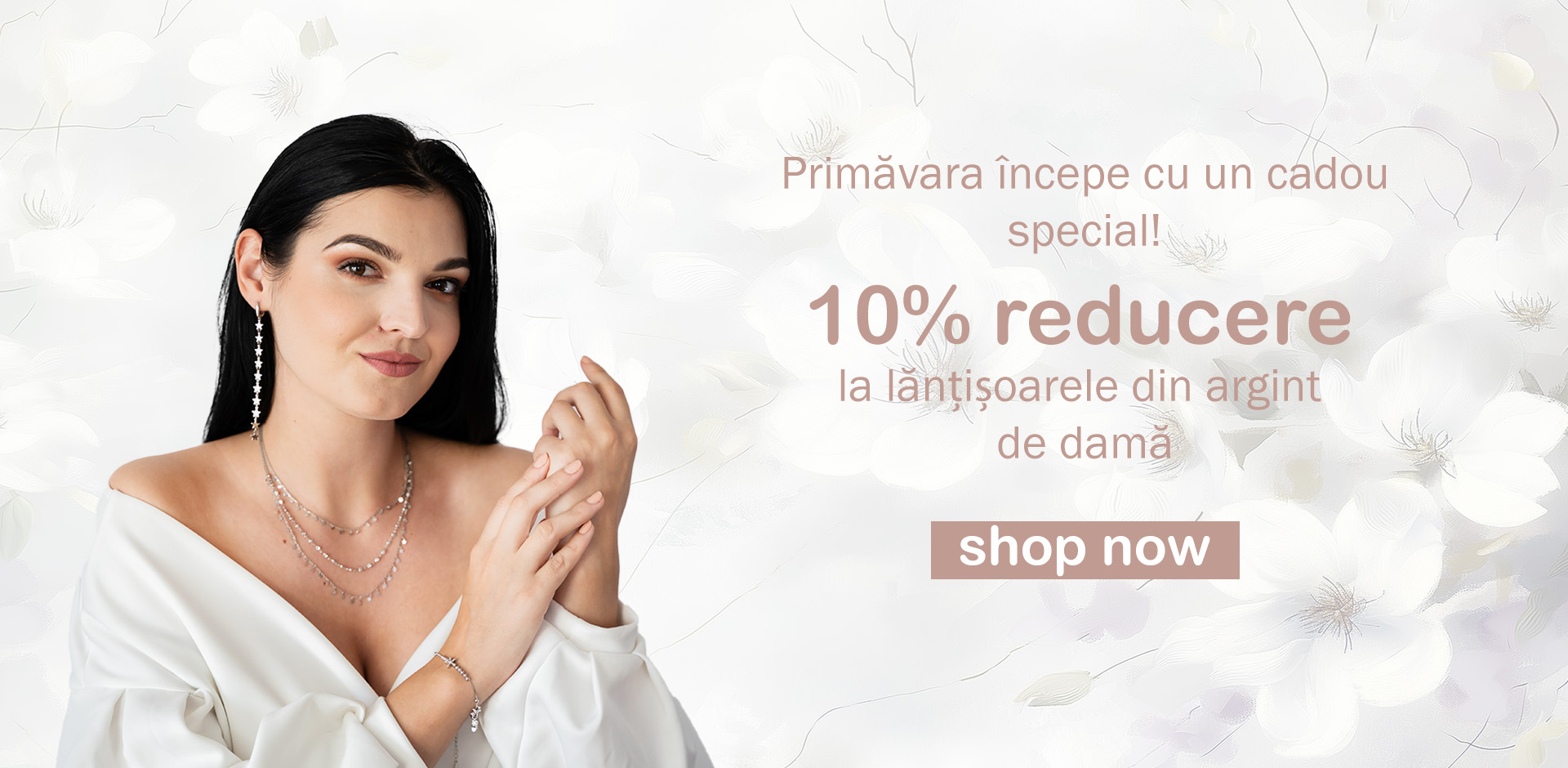 10% reducere lantisoare din argint de dama