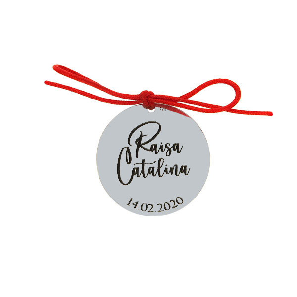 Bănuț moț/aniversar din argint personalizat [3]