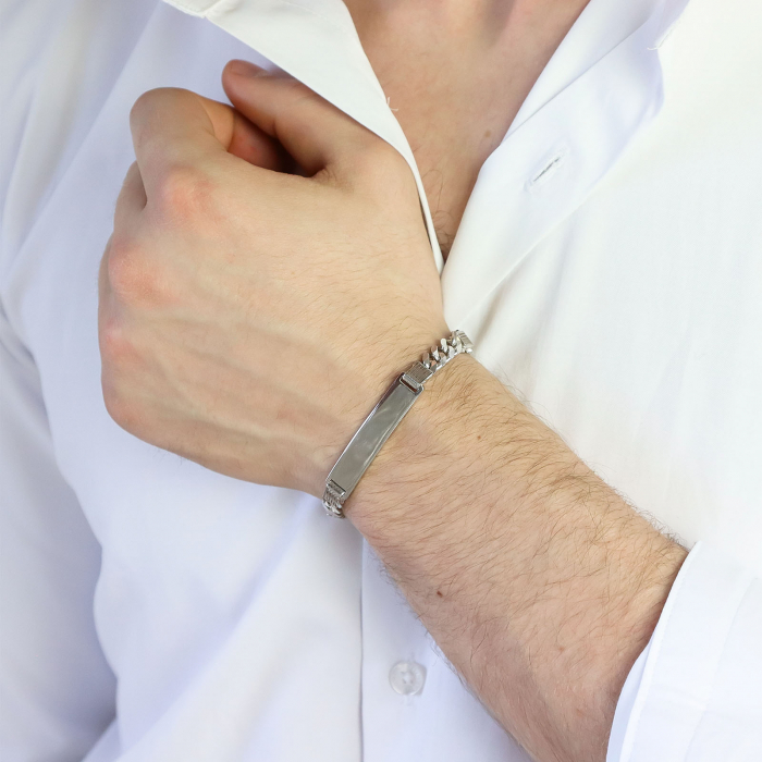 Bratara barbateasca din argint [2]