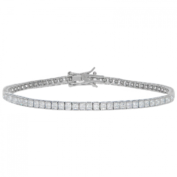 Brățară tip tennis din argint cu zirconii [2]