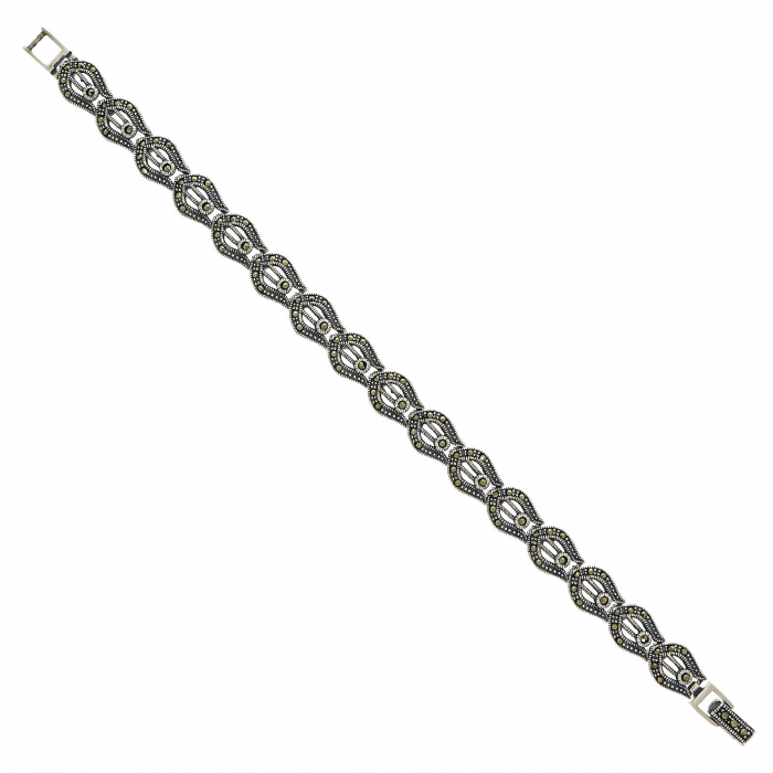 Bratara din argit cu marcasite [2]