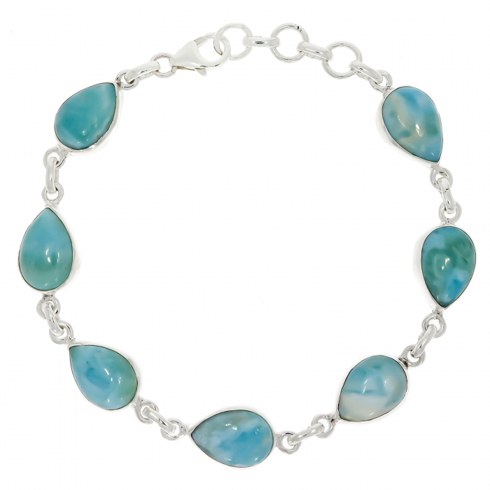 Bratara din argint cu larimar [2]