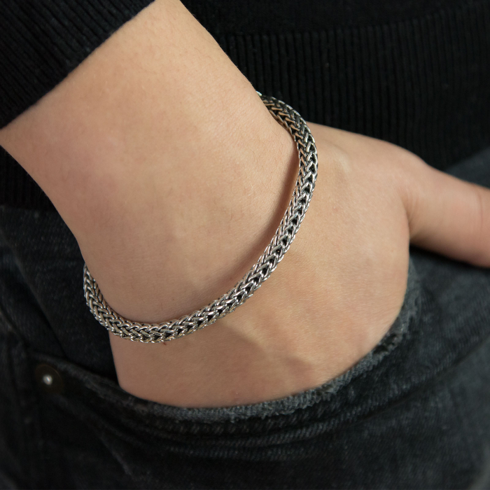 Brățară bărbătească din argint 925 antichizat [2]