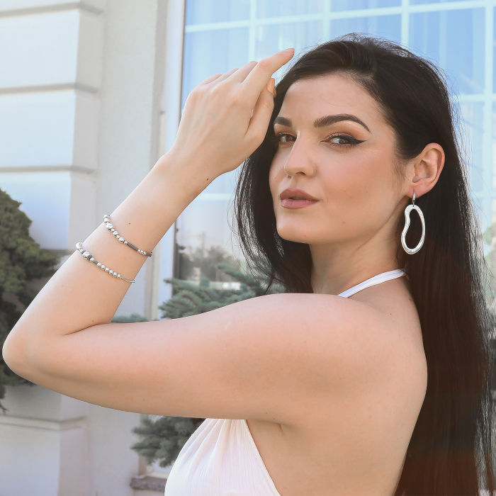 Bratara din argint fixa cu elemete decorative [3]