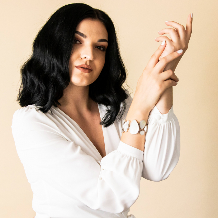 Bratara din argint cu sidef [3]