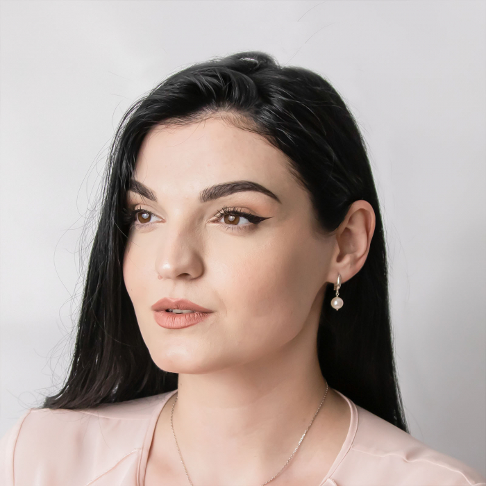 Cercei din argint cu perle de cultura [2]