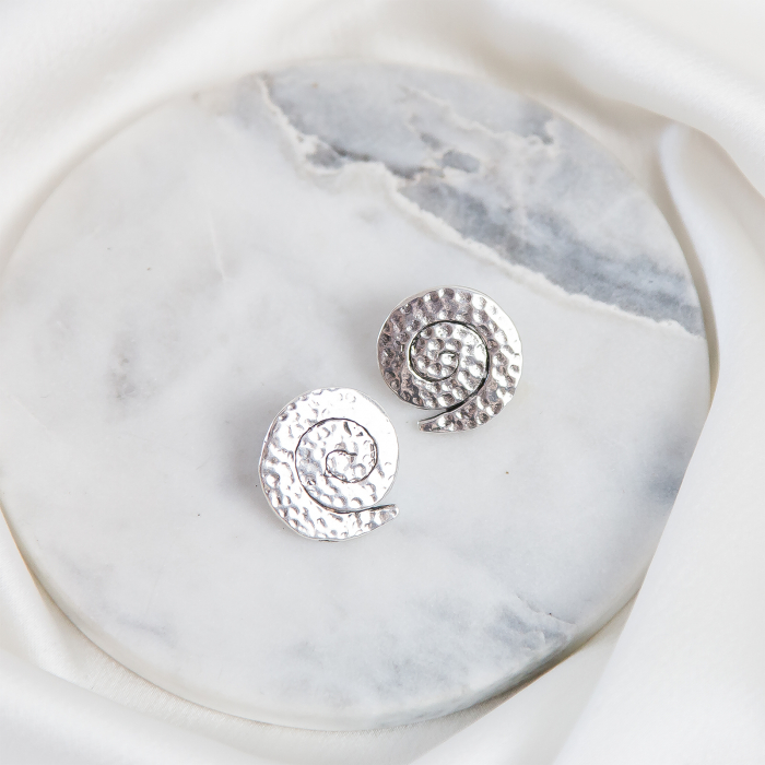 Cercei argint 925 în formă de melc [2]