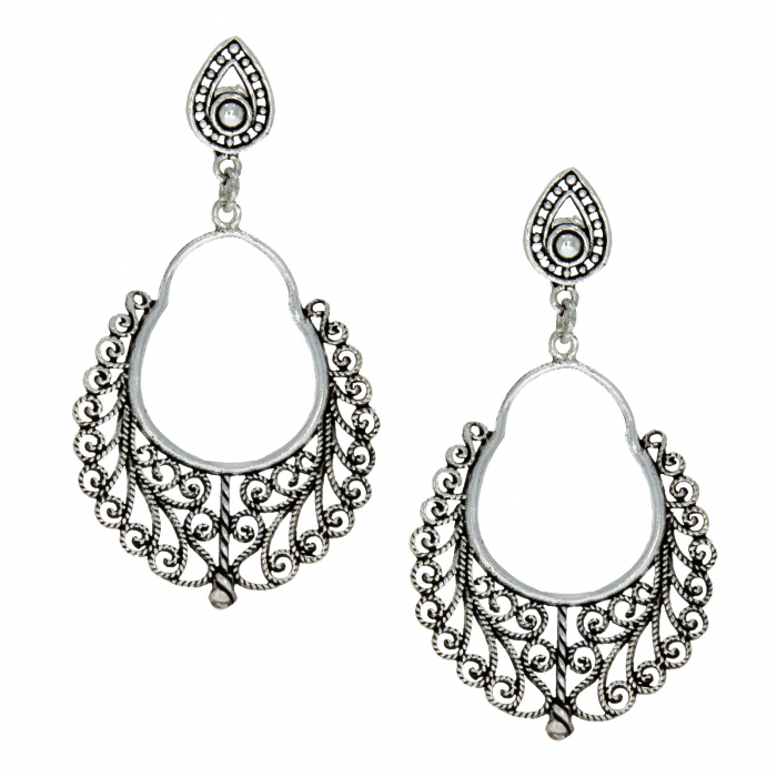 Cercei din argint cu filigran [2]