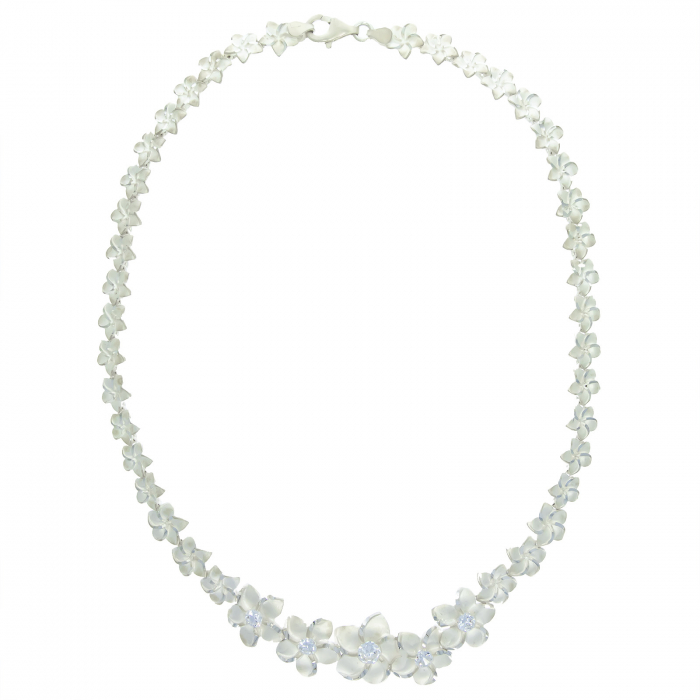 Colier din argint cu flori [3]