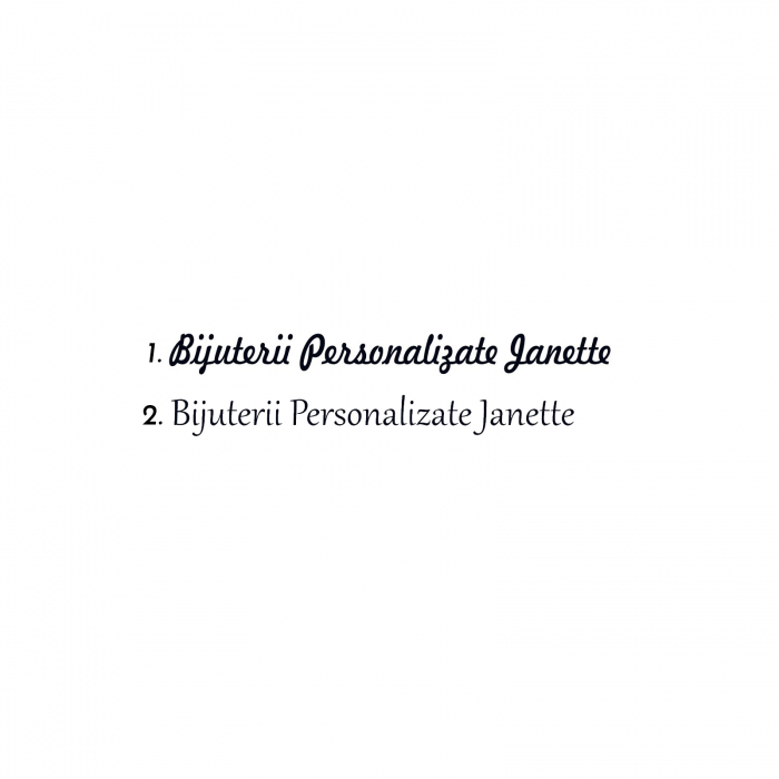 Lănțișor din argint cu cruciuliță personalizată [3]