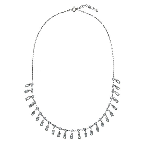 Colier tip salba din argint cu cristale [2]