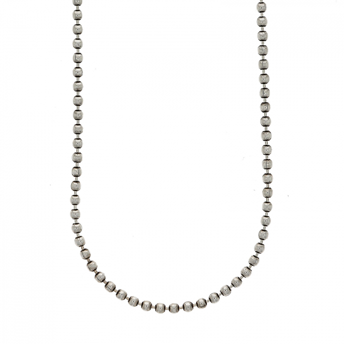 Lant argint cu bile mici pentru barbat [2]