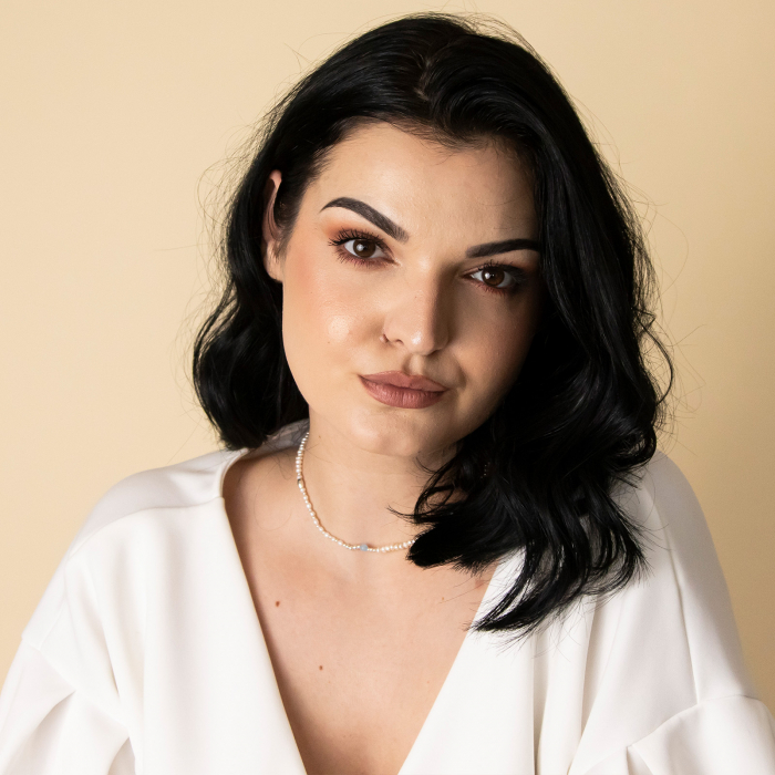 Lant la baza gatului din argint cu margele de cristale,argint si perle [3]